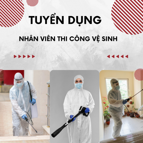 Tuyển Dụng Nhân Viên Thi Công Vệ Sinh